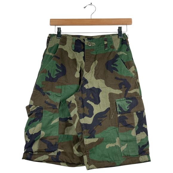 Vintage Military Camo Cargo Shorts XS - Picture 1 of 7
